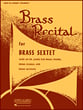 BRASS RECITAL SEXTET-CORNET 1 cover